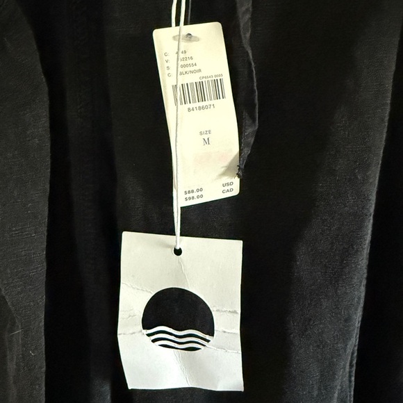 Daily Practice by Anthropologie Flutter-Sleeve Tee Dress Cotton Ruffle m - Picture 9 of 10